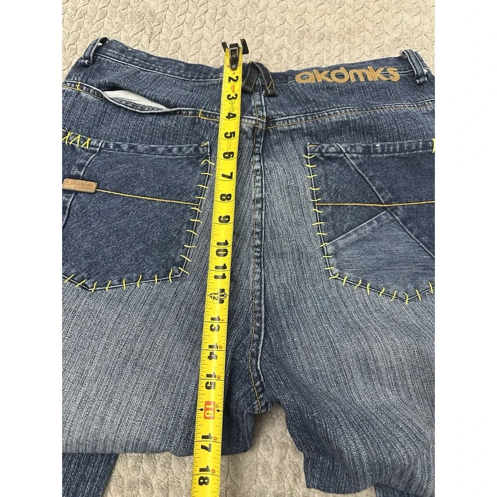 Vintage Y2K Baggy Akademiks Jeans Size 36 Men's Blue Denim AKDMKS
